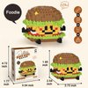 Food Building Blocks Set Toys Mini Building Blocks Fast Food Building Bricks Toy Micro Block Building Set Gift for Kids and Adults-312 PCS(Hamburg)