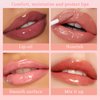 Flanoid Hydrating Lip Oil Tint, Plumping Lip Gloss Tinted Lip Balm Transparent Toot Lip Oil, Long-Lasting Moisturizing Lip Glow Oil Non-sticky Korean Lip Tint Stain Lip Color Makeup (#Jam, 1pc)