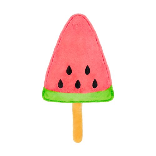 Giftable World 9 Inch Plush Pet Toy Fruity Ice Cream with Squeaker - 2 PK Chew Toy