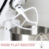 AMI PARTS Kitchen Mixer Attachment Coated Flat Blade Paddle K45B/ Wire Whip K45WW/ Dough Hook K45DH, 3 Pieces Stand Mixers Repair Set for Kitchen Tilt-Head Stand Mixers