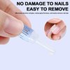 Nail Glue Remover for Press on Nails-11PCS Press on Nail Glue Remover for Fake Nail Tips Acrylic Nail Adhesive Remover Acetone-free Nail Polish Remover, Easy Remove Remover,Not for Remove Nail Polish