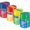 Staedtler Manual Pencil Sharpener in 4 Color Combinations [Pack of 4]