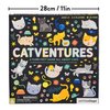Petit Collage Catventures Board Game for Kids – Fun Cat Board Game for 2-4 Players, Made from Recycled Materials and Vegetable-Based Inks – Makes a Great Gift for Cat Lovers