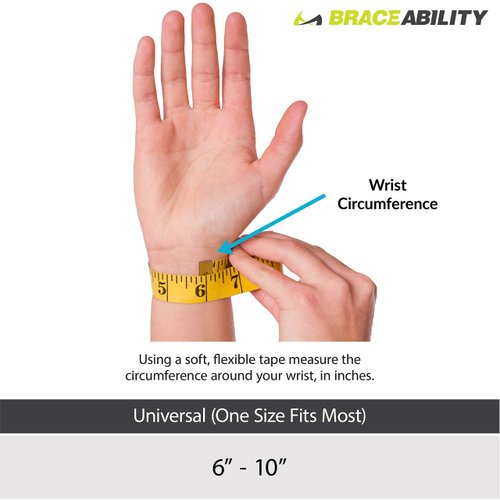 BraceAbility Gaming Wrist Brace - Video Game Support Guard for Console, Laptop, or PC Computer Keyboard and Mouse Gamer with Repetitive Strain Injury (RSI) Pain or Carpal Tunnel Syndrome (Left Hand)