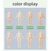 XiDonDon 1/12 Scale BJD Doll Body 9.6cm/11cm YMY2 Body Action Figures Replacement Body Doll Accessories (Normal White,11cm)