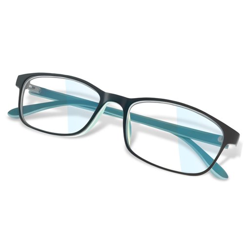 JEERO Blue Light Blocking Glasses - Lightweight Frame Computer Glasses, Anti Eyestrain & UV Glare, TV/Phone/Gaming Eyeglasses for Women Men, Non-Prescription