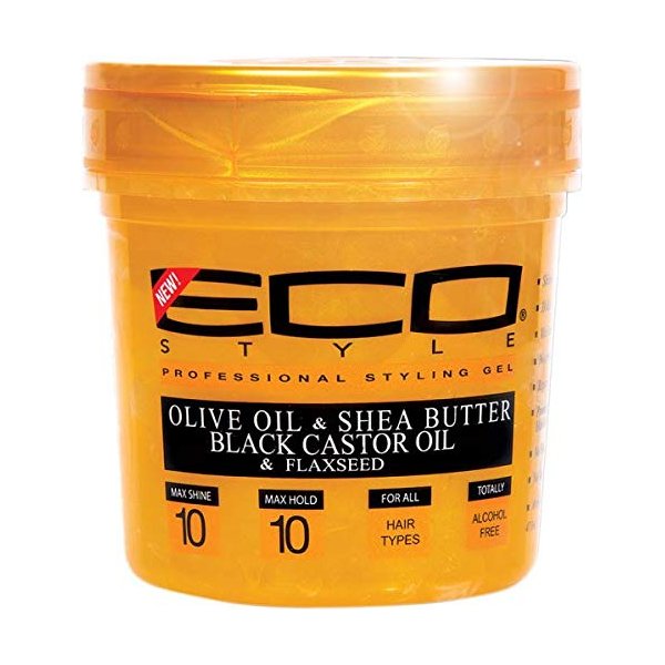Eco Styler Styling Gel Olive Oil & Shea Butter Black Castor Oil & Flaxseed (Pack of 3)