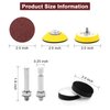 Windspeed 240+8 Pcs Sanding Discs Pad Kit, 2 Inch Die Grinder Sanding Disc Sander Attachment for Drill Sanding Attachment Rotary Sander Pads Include 60-3000 Grit
