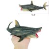 Gemini&Genius Megalodon Shark Toys Sea Monster Ocean Animal Shark Figurine Toy for Kids Birthday Gifts, Cake Topper, Collection and Swimming Pool, Barth, Beach Toys for Kids