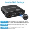 Tendak HDMI Audio Extractor, HDMI to Optical/SPDIF Coaxial and 3.5mm Aux Audio Adapter, Supports 4K@30Hz 1080P 3D Digital DTS, Compatable with TV, Speakers, DVD, Blu-ray Player, Game Console