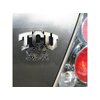 FANMATS 60378 TCU Horned Frogs Molded Chrome Plastic Emblem