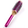35mm/1.4inch Round Brush Comb For Dyson Hair Styling and Salon Blowout, Weighted Handle Vented Barrel Brush for Blow Drying, Curling, Straightening
