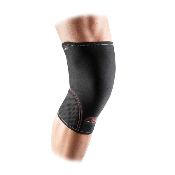 McDavid Knee Compression Sleeve, Lightweight Support with Neoprene, for Left & Right Knee, Fits Men & Women, Includes 1 Sleeve, Black, L