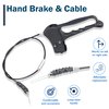 AlveyTech 34.5" Hand Brake & Cable Replacement Kit - Fits Drive, Hugo, Medline, Nova - Durable, Sturdy, Lightweight Walker Brake Cable Replacement for Rollator & Mobility Knee Walkers, Medical Parts