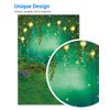 Funnytree 5X7FT Enchanted Forest Backdrop Fairy Tale Wonderland Butterfly Woodland Background Wedding Baby Shower Birthday Party Supplies Banner Cake Smash Decor Studio Portrait Prop Photobooth Favors