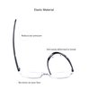 LifeArt 4 Pairs Reading Glasses, Blue Light Blocking Glasses, Computer Reading Glasses for Women and Men, Fashion Rectangle Eyewear Frame(4 Black, 1.25 Magnification)