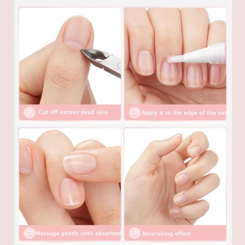 Radiant Nail Growth Oil, Nail Strengthener, Cuticle Oil for Nails, For Moisturize Strengthen Nail Care Oil, Finger Edge Manicure Nourishing Pen, Anti-hangbnail removal, Nail Skin Edge Care