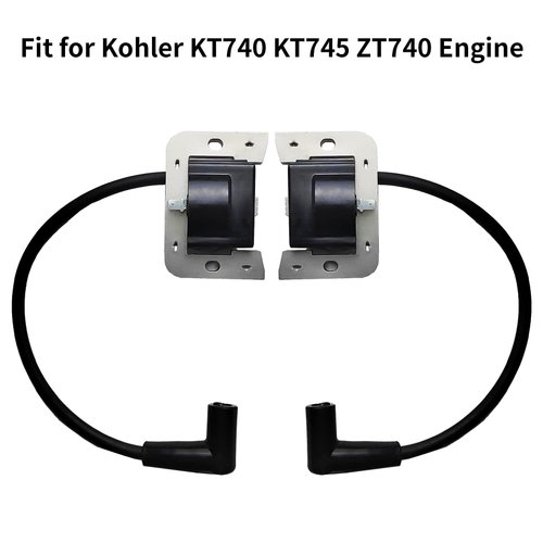 Sxqddz 2Pcs Ignition Coil Fit for Kohler KT740 KT745 ZT740 Engine Digital Ignition Module Replace 32-584-09-S 32-584-24-S 32-584-25-S