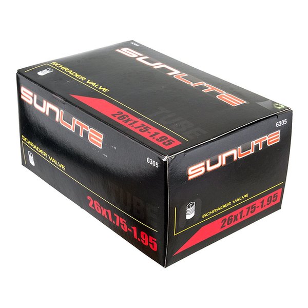 Sunlite Bicycle Tube - 26" x 1.75-1.95, Schrader Valve