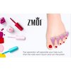 Toe Separators Set - Premium Pedicure Tool Kit 24 Pieces Super Soft & Durable Two Tone ZMOI