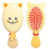 Artkingdome Cute Animal Rabbit Comb Toddler Hair Brush Detangling Anti-static Soft Massage for Kid's Curly Straight Wet Dry Hair brushes Hair Combs Gift Yellow
