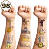 Handyman Temporary Tattoos 10 Sheets 100 PCS Mechanic Party Decorations Favors Supplies Tools Theme Birthday Cute Stickers Christmas Gifts for Boys Girls Class School Prizes Carnival Christmas