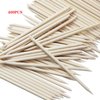 400 Pcs Nail Art Orange Wood Sticks, Multi Functional Cuticle Pusher Remover Manicure Pedicure Tool for Manicure & Pedicure - 4.5 inch