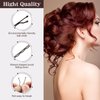 FVOLREM Bobby Pins Brown Hair, 260 Pcs 2.2 Inches Small Hair Pins for Girls and Women, Non Slip Bulk Hair Pins for Thick Hair, for All Hair