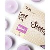 Pure English Lavender Premium Tealight Candles - Highly Scented with Essential & Natural Oils - 6 Purple Tea Lights - Beautiful Candlelight - Made in The USA - Flower & Floral Collection