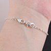 Double Opening Lobster Clasps Closure, 2 Pcs Necklace Bracelet Extender Clasps S925 Sterling Silver Neckalce Clasps with Jump Ring Connectors for Bracelet Anklet DIY Jewelry Finding Supplies (Silver)