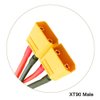 FLY RC 2pcs XT90 Plug Parallel Battery Connector Cable XT90 Connector Style Parallel Y-Harness for Quadcopters Multirotors RC LiPo Battery Male and Female Connectors