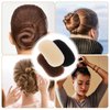 Minkissy Hair Volume Hair Bumps For Volume Insert 3 Pack Bump It Up Volume Hair Clips For Women Bump It Hair Accessory Hair Padding For Updos Do Beehive Hair Base Charming Hair Style Tool