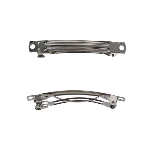 HBC French Hair Barrette Metal Hair Clips- 60mm (2.25 Inch) - 24 Pack