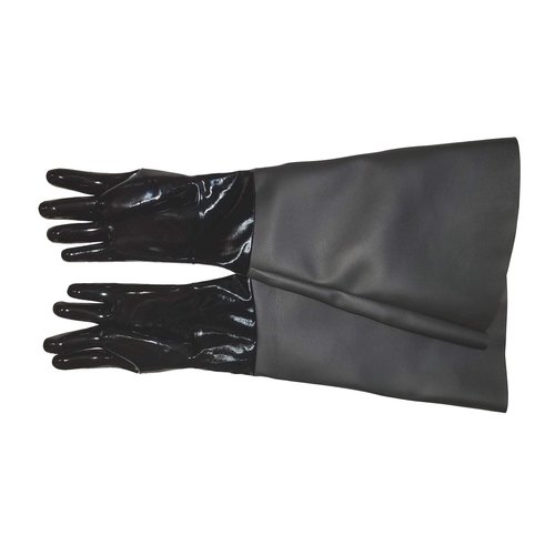 TUFF-Blast Neoprene Gloves for Sandblasting Sandblaster Sand Blast Cabinet - 7" x 26" Made in USA