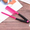 Vctitil Hair Straightener Comb DIY Fashion V Type Salon Hairdressing Washable Hair Styling Comb