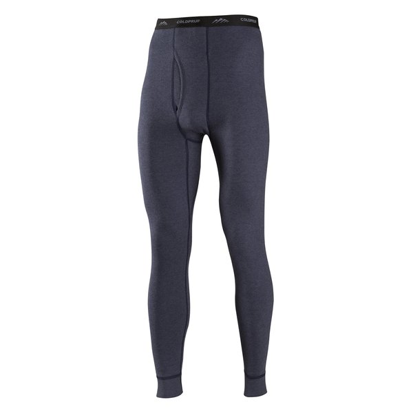 ColdPruf Authentic Dual Layer Wool Plus Blend Base Layer, Thermal Underwear for Men, Vintage Navy, Medium