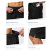 Men's Swim Trunks Quick Dry Board Shorts with Zipper Pockets Beach Shorts Bathing Suits for Men - No Mesh Liner(Black,L)