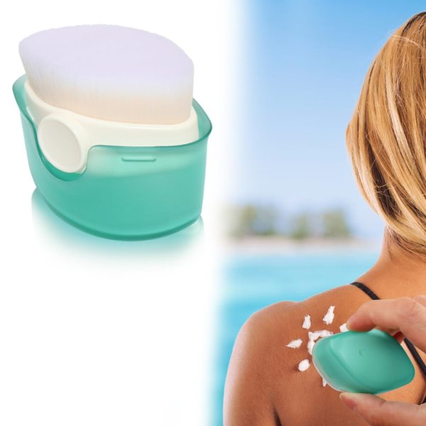 SonKu Sunscreen Applicator, Brush Set with Protective Caps, Sunscreen Applicator for Kids Travel Friendly for Sunscreen, Suncream and Lotions