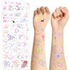 10 Sheets Cute Cartoon Butterflies and Cats Temporary Tattoos Birthday Themed Party Supplies Decoration Favors Cartoon Cute Sticker for Kids Boys Home Activity Class Prizes Carnival Holldays Rewards