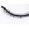 LSHDXD Halloween Headband for Women ，Baroque retro crown Headband with Lace Veil Hair bands for Halloween Decorations Party Supplies Queen Dress Up
