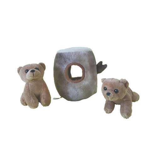 YOHAKI Interactive Dog Toys Stuffed Animals for Small Dogs Boy&Girl Baby Toddlers Kawaii Cute Plushies Personalized First Birthday Gifts Farm Animals Puzzle Toys Halloween (Mushrooms and Rabbits)