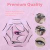 YAFIYGI Eyeliner Stencils 4 Sheets Eyeliner Stencil Set 6 in 1 Reusable Eyeliner Stencils for Ideal Winged Tip Includes Eyeshadow Stencils and Eyeliner Tape Makeup Tool for Hooded Eyes