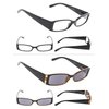 Gr8Sight 5-Pack Ladies Reading Glasses Includes Sunshine Readers for Women
