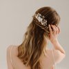 Crystal Wedding Hair Comb Clip - Elegant Bridal Hair Accessories for Brides and Bridesmaids