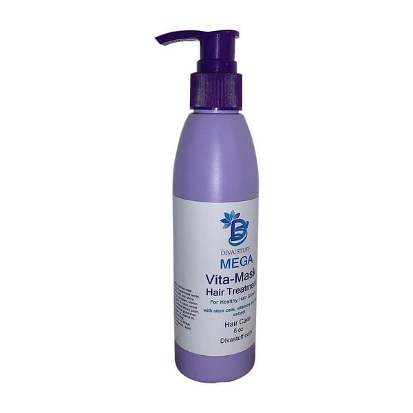 Mega Vita-Mask Hair Treatment With Stem Cells, Vitamins and Plant Extracts, For Thinning or Damaged Hair and Hair Loss, By Diva Stuff