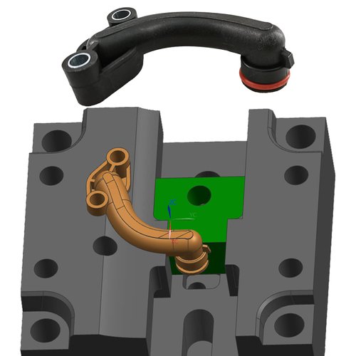 GaeaAuto Engine Coolant Bypass Pipe fit for 2014-2019 Jeep Grand Cherokee Ram 1500 68211200AC