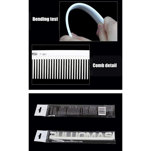 AXEMOORE Professional Hairdresser Comb Set,8 Pack Heat-Resistant and Anti-Static Comb for General Styling Grooming,Fine and Wide Tooth Hair Barber Comb,Rat Tail Comb