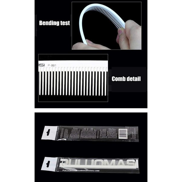 AXEMOORE Professional Hairdresser Comb Set,8 Pack Heat-Resistant and Anti-Static Comb for General Styling Grooming,Fine and Wide Tooth Hair Barber Comb,Rat Tail Comb