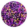 EDIBLE GLITTER - STARS Nebula (Black - Violet) Color, 1/4 oz. for cakes, stars, for cupcakes, for cookies By Oh! Sweet Art