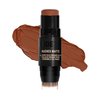 Nudestix Nudies Matte Cream Bronzer 3-in-1 All Over Face Colour for Face, Eyes, and Lips w/Blending Brush (Deep Maple Eh)